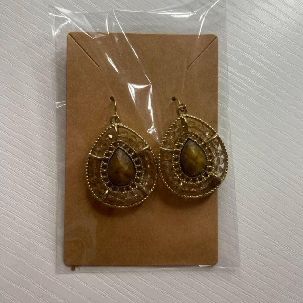 Gold earrings